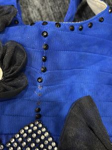Blue Party Wear soft Net Dress
