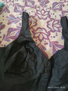 42 size front hook  Comfortable Black Bra