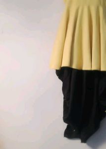 Yellow Fit &amp; Flare Dress