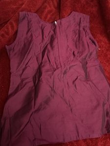 Embellished Sleeveless South Indian Top