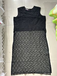Black Net Kurti