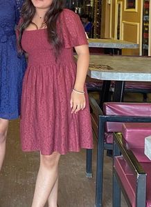 Pretty Maroon Dress