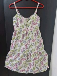 Beautiful  Floral Mini Dress , Beach Wear
