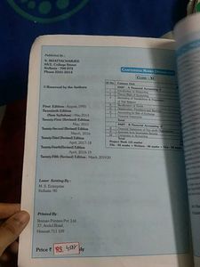 Class 11 Accountancy Problem Book