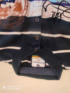 Selling New Navy Blue T-shirt Coz Of Size Issue