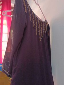 Elegant Purple Embroidered Kurta