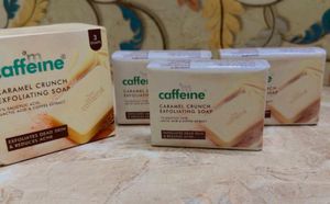 mCaffeine Caramel Crunch Exfoliating Soap