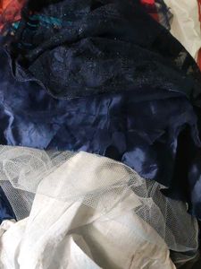 Elegant Navy Blue Ethnic Gown