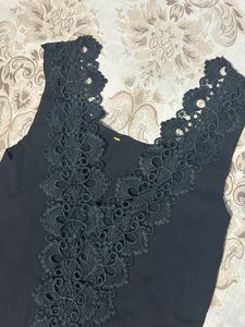 Black Lace Tank Top