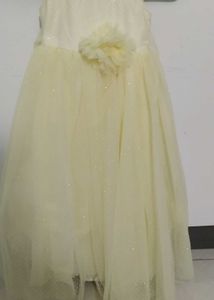 Yellow Flower Girl Dress