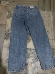 Wide Leg Denim Jeans