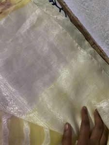 Elegant Yellow Saree .