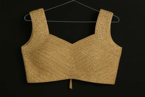 Golden Embellished Blouse