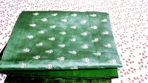Elegant Green silk saree