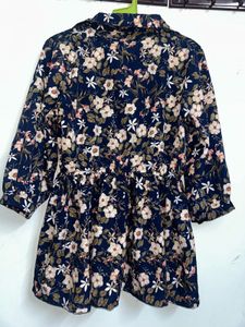 Floral Print Mini Dress