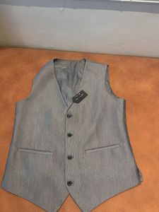 Gray Suit Vest