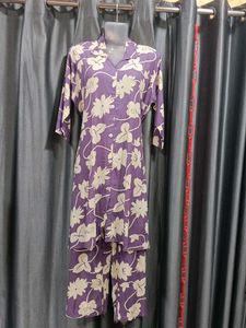 Floral reyon cordset