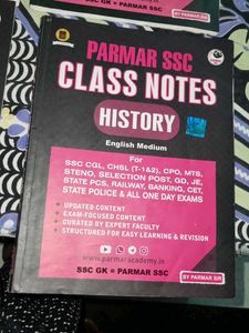 Parmar SSC Class Notes - Set of 6