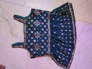 Green Lehenga Choli Set