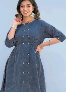 Striped Casual Dress