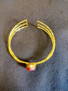 Druzy Ruby Bracelet
