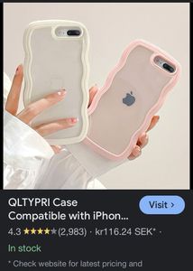 Pink Wavy iPhone Se Case