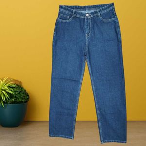 women dark blue jeans size 34 (O-8)