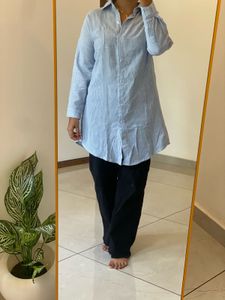 Striped Button-Down Shirt