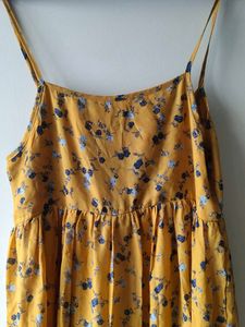 Mustard Floral Sundress