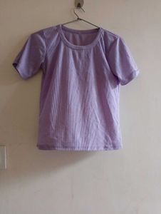 Lavender Crop Top