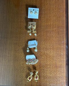 4 Pairs Earrings- Ask Before Buying