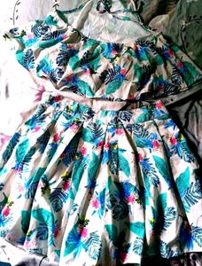 Cord Skirt Set