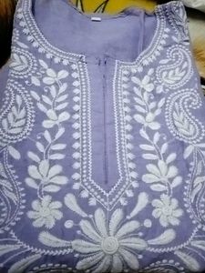 Elegant Lavender Kurta Set