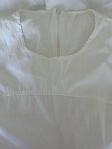 White Sleeveless balloon Dress