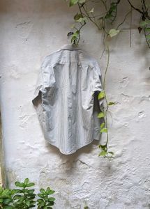 Striped Button-Down Shirt