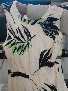 Tropical Print Sundress