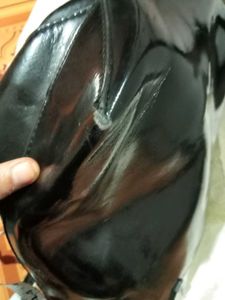 Guess Black Patent Leather Tote Bag