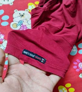 Maroon T-Shirt For Men/Boys ⭕