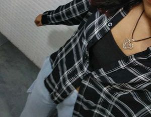Check Black Shirt