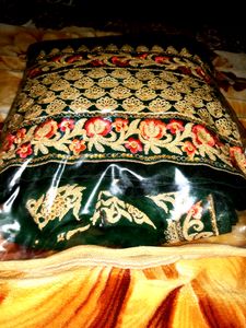 Bottle Green Heavy Ethnic Gown (Comes With Heav