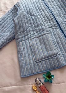 Striped Quilted Jacket