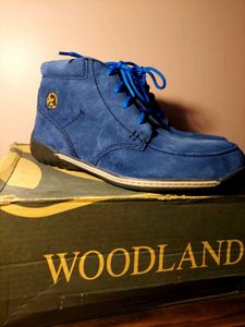 ✨️ Original Woodland Navy Blue High Ankle Shoes