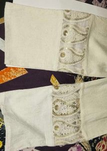Pure Cotton Stylish Net On Bottom Pant