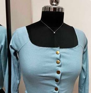 Ribbed Long Sleeve Crop Top