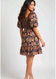 Floral Print Mini Dress