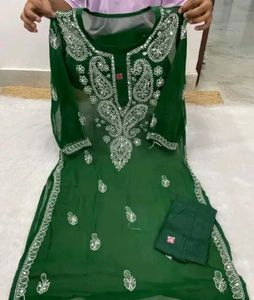 Chikenkari kurti