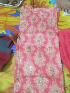 Elegant Pink Printed Kurta