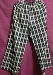 Checkered Casual Pants