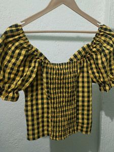 Gingham Crop Top