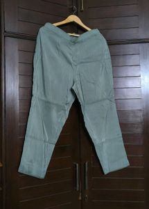 Elegant Light Green Cotton Printed Kurta Set